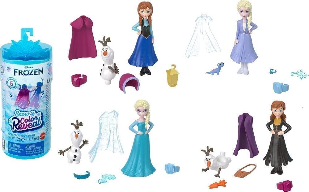 Disney Princess Frozen Small Dolls Colour Reveal 6 Surprises - TOYBOX Toy Shop