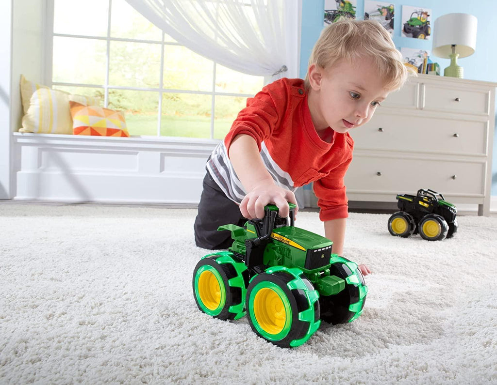 John Deere Monster Treads Light Wheels Tractor - TOYBOX Toy Shop