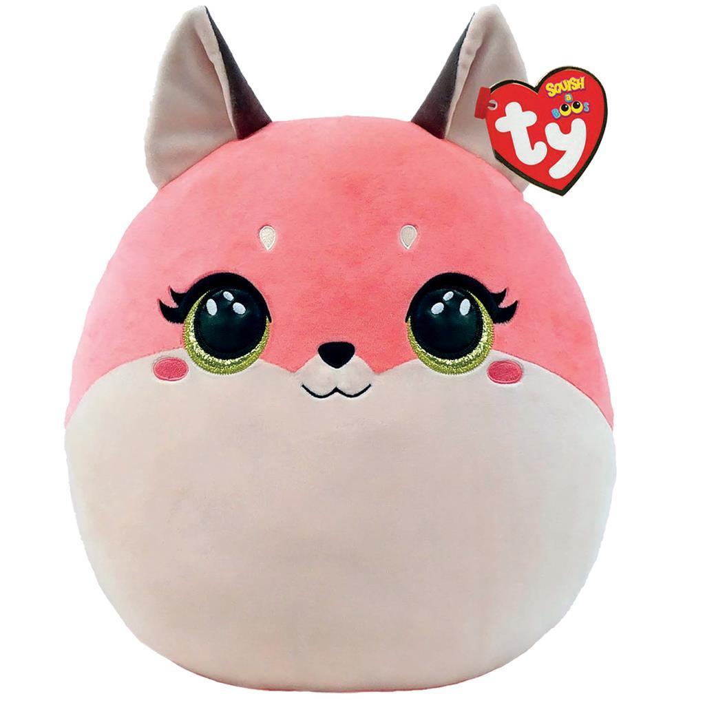 Ty Squish a Boo Roxie Fox 31cm Cushion - TOYBOX Toy Shop